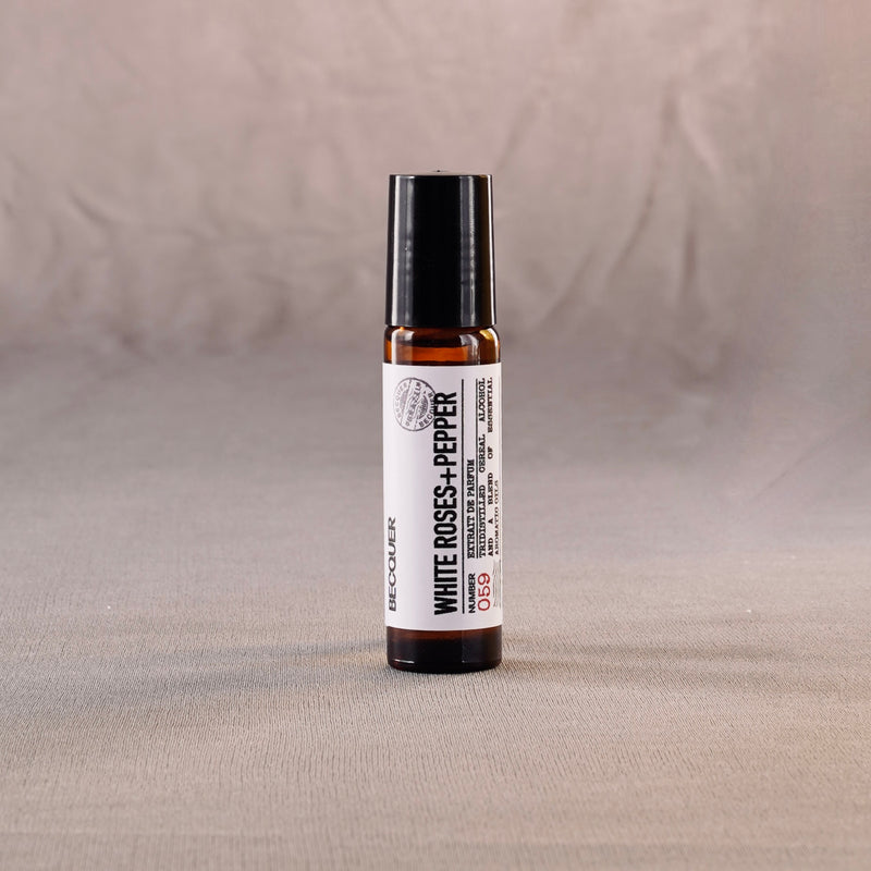 White Roses+Pepper | Roll On Extrait de Parfume | 10 ml
